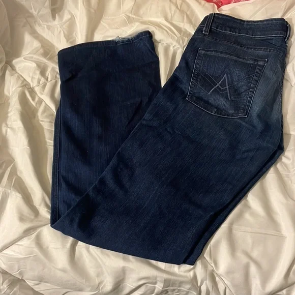 Vintage 7 for Mankind denim dark wash Jeans - Picture 4 of 5